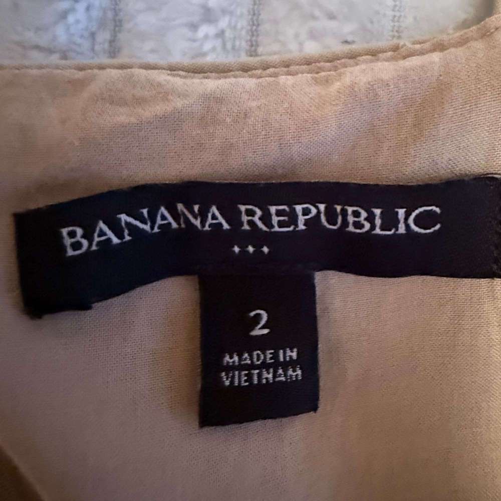 Banana Republic Beige Midi Dress - Picture 3 of 6